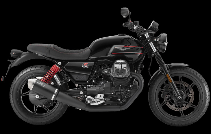 Moto Guzzi V7 Stone LE Black Devil 2024 Brisan Motorcycles Newcastle